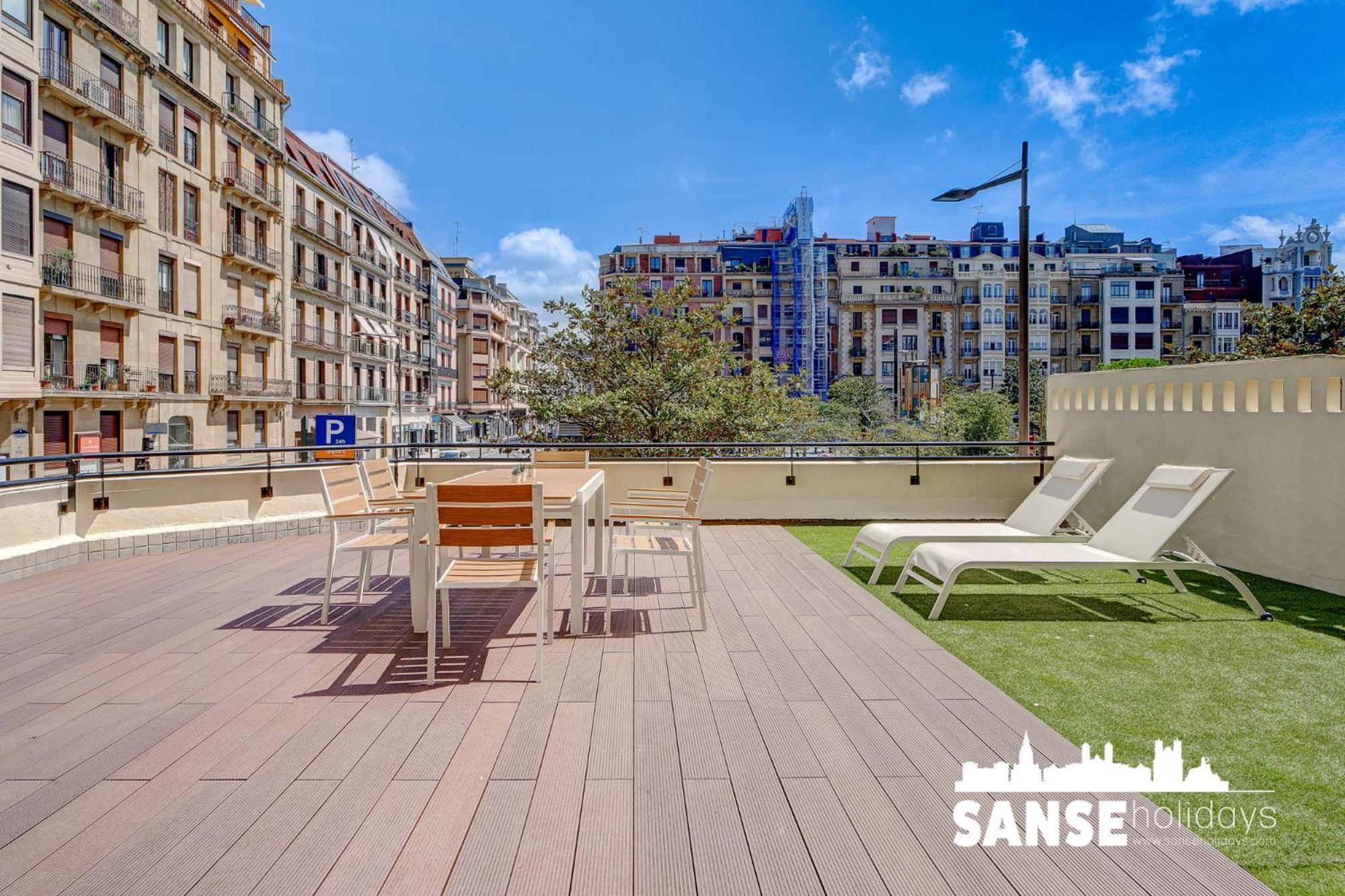 Apartamentos Gran Via By Sanse Holidays San Sebastián Eksteriør bilde